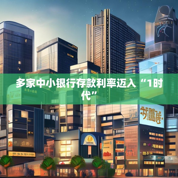 多家中小银行存款利率迈入“1时代”