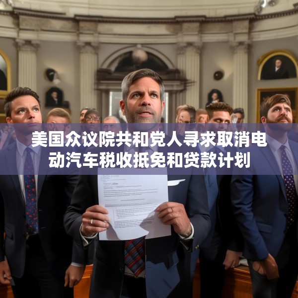美国众议院共和党人寻求取消电动汽车税收抵免和贷款计划