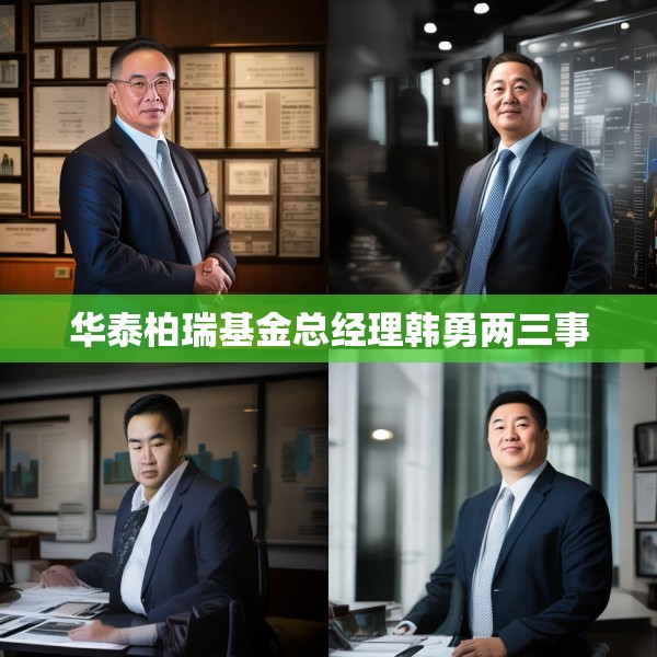 华泰柏瑞基金总经理韩勇两三事
