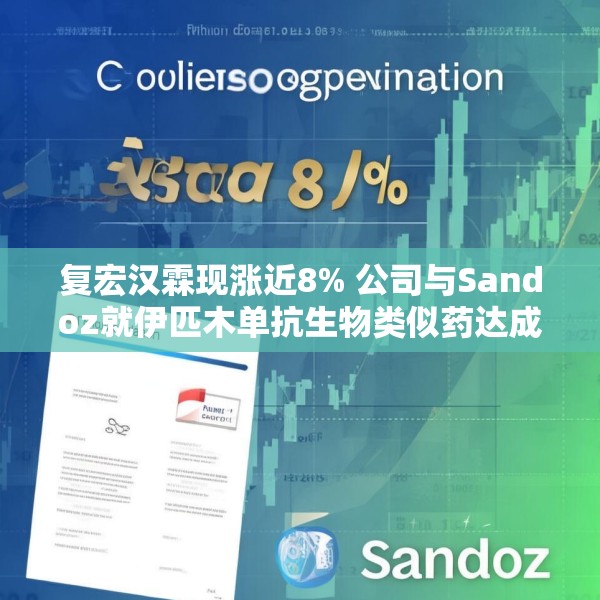 复宏汉霖现涨近8% 公司与Sandoz就伊匹木单抗生物类似药达成授权合作