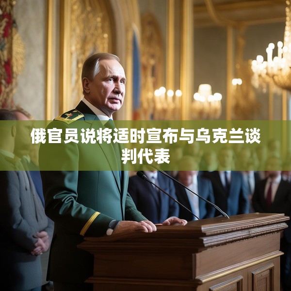 俄官员说将适时宣布与乌克兰谈判代表
