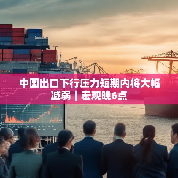 中国出口下行压力短期内将大幅减弱｜宏观晚6点