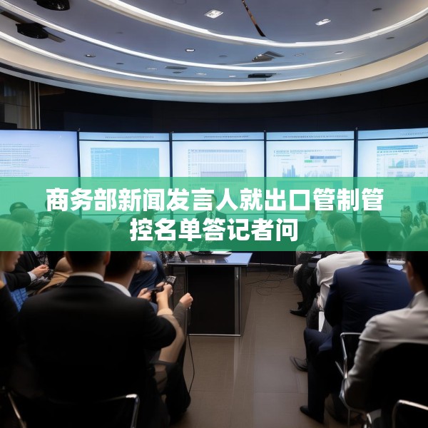 商务部新闻发言人就出口管制管控名单答记者问