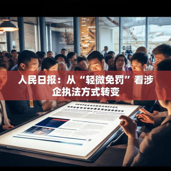 人民日报：从“轻微免罚”看涉企执法方式转变