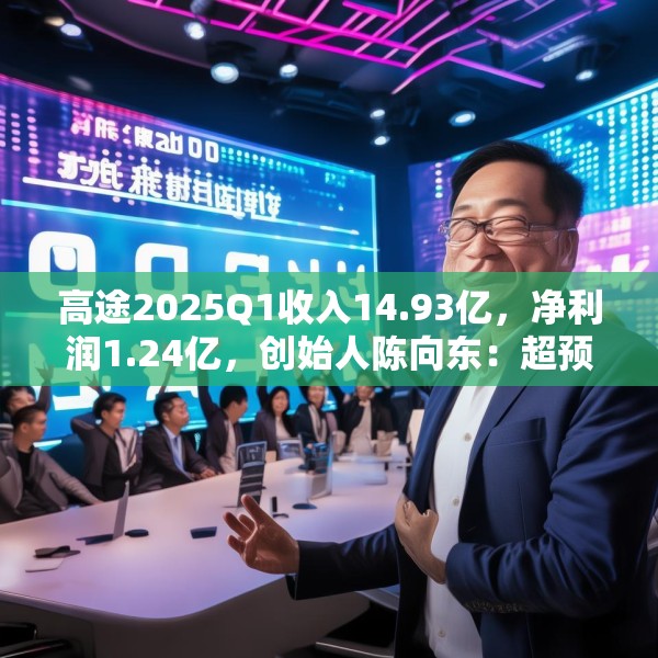 高途2025Q1收入14.93亿，净利润1.24亿，创始人陈向东：超预期