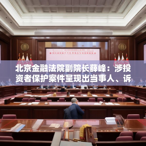 北京金融法院副院长薛峰：涉投资者保护案件呈现出当事人、诉讼请求多元化等特点