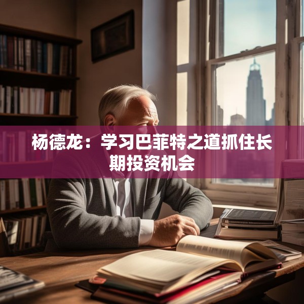 杨德龙：学习巴菲特之道抓住长期投资机会