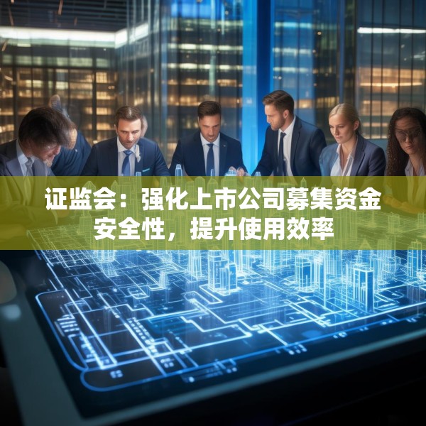 证监会：强化上市公司募集资金安全性，提升使用效率