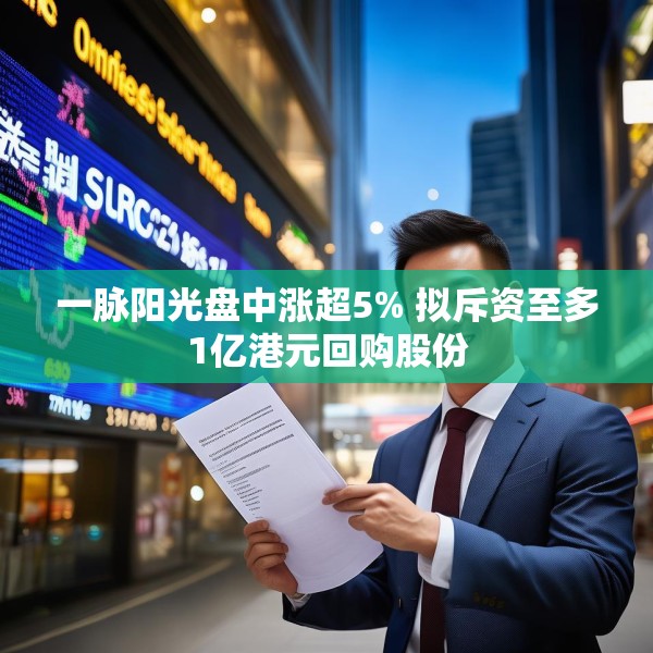 一脉阳光盘中涨超5% 拟斥资至多1亿港元回购股份