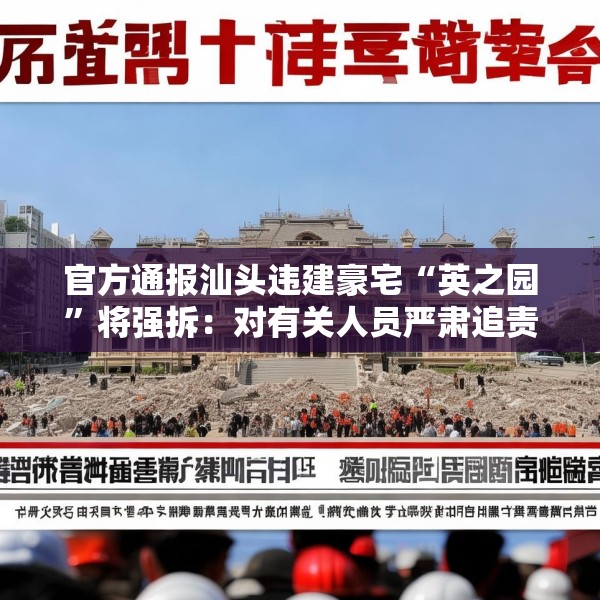 官方通报汕头违建豪宅“英之园”将强拆：对有关人员严肃追责问责