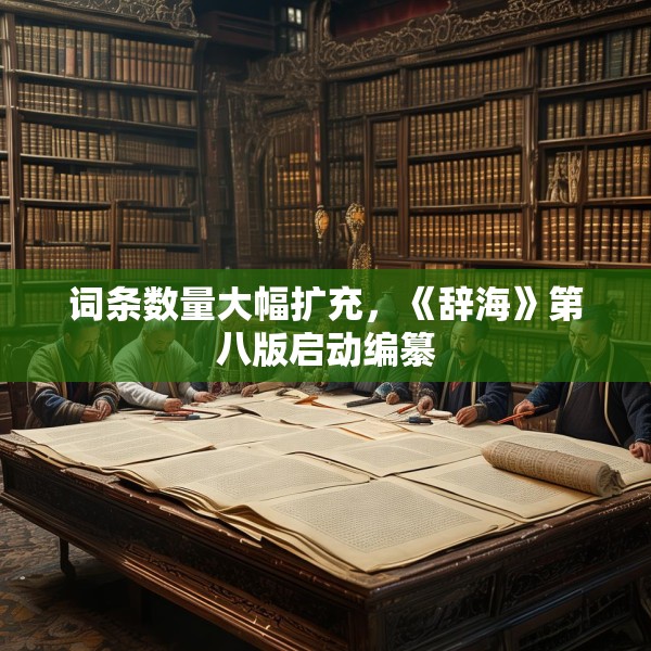 词条数量大幅扩充，《辞海》第八版启动编纂