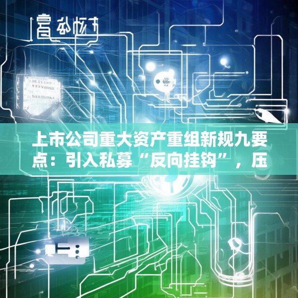 上市公司重大资产重组新规九要点：引入私募“反向挂钩”，压缩审核流程
