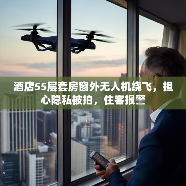 酒店55层套房窗外无人机绕飞，担心隐私被拍，住客报警