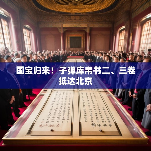 国宝归来！子弹库帛书二、三卷抵达北京