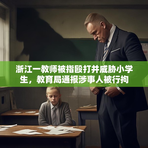 浙江一教师被指殴打并威胁小学生，教育局通报涉事人被行拘