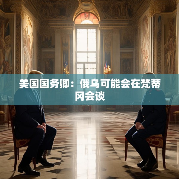 美国国务卿：俄乌可能会在梵蒂冈会谈