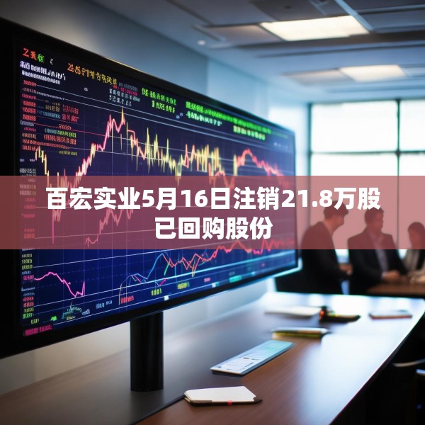 百宏实业5月16日注销21.8万股已回购股份