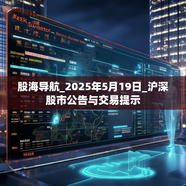 股海导航_2025年5月19日_沪深股市公告与交易提示