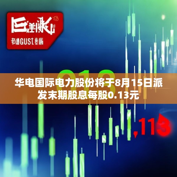 华电国际电力股份将于8月15日派发末期股息每股0.13元