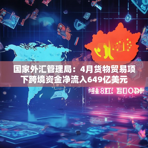 国家外汇管理局：4月货物贸易项下跨境资金净流入649亿美元