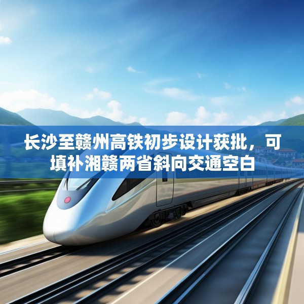 长沙至赣州高铁初步设计获批，可填补湘赣两省斜向交通空白