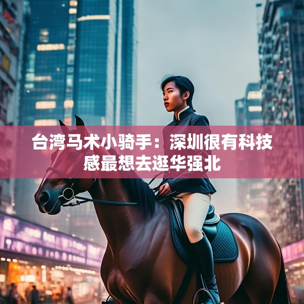 台湾马术小骑手：深圳很有科技感最想去逛华强北
