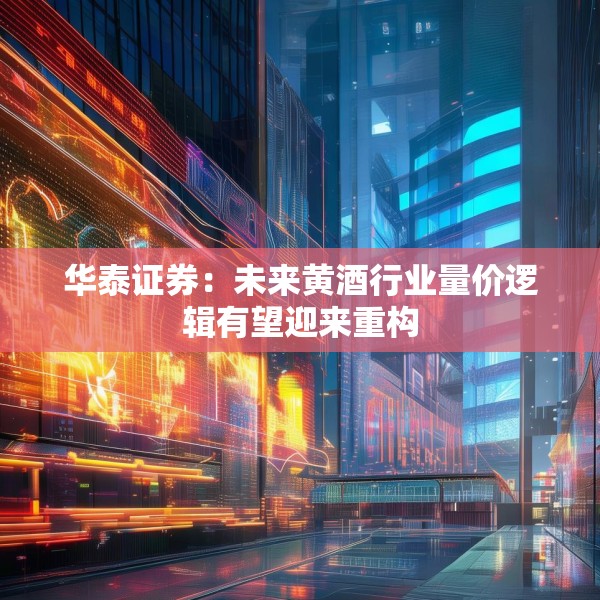 华泰证券：未来黄酒行业量价逻辑有望迎来重构