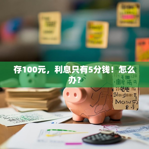 存100元，利息只有5分钱！怎么办？