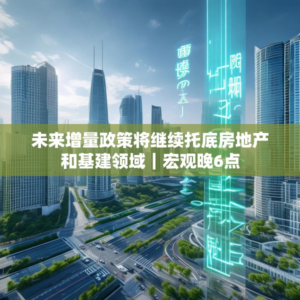 未来增量政策将继续托底房地产和基建领域｜宏观晚6点