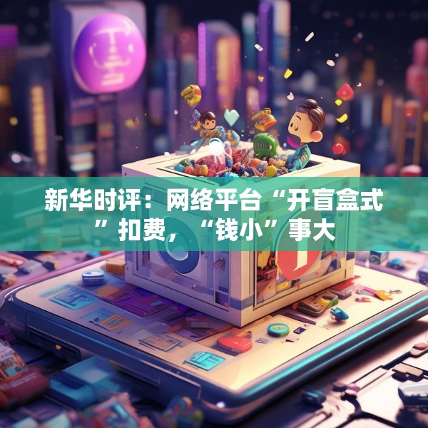 新华时评：网络平台“开盲盒式”扣费，“钱小”事大