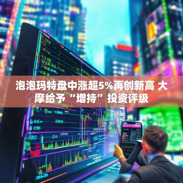 泡泡玛特盘中涨超5%再创新高 大摩给予“增持”投资评级