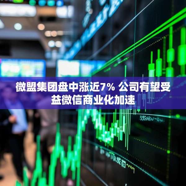 微盟集团盘中涨近7% 公司有望受益微信商业化加速