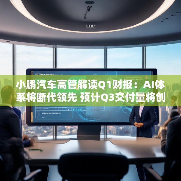 小鹏汽车高管解读Q1财报：AI体系将断代领先 预计Q3交付量将创新高