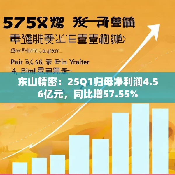 东山精密：25Q1归母净利润4.56亿元，同比增57.55%