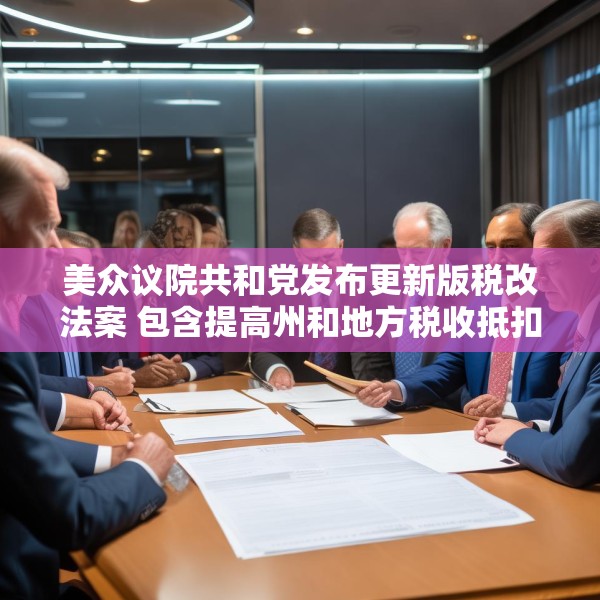 美众议院共和党发布更新版税改法案 包含提高州和地方税收抵扣上限