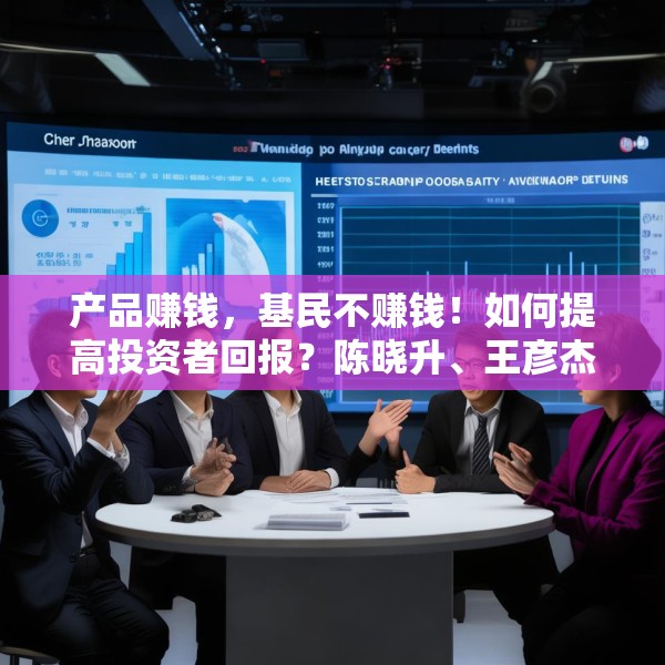 产品赚钱，基民不赚钱！如何提高投资者回报？陈晓升、王彦杰、朱永强、张波这样说