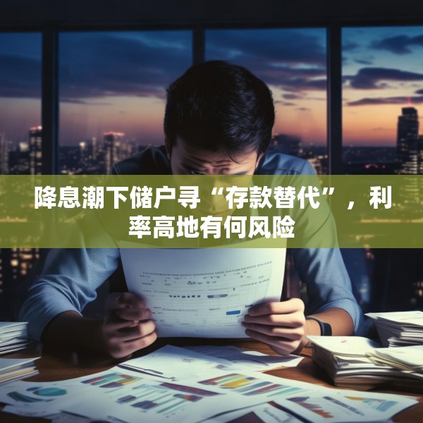 降息潮下储户寻“存款替代”，利率高地有何风险