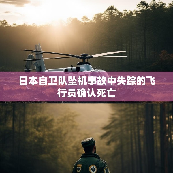 日本自卫队坠机事故中失踪的飞行员确认死亡