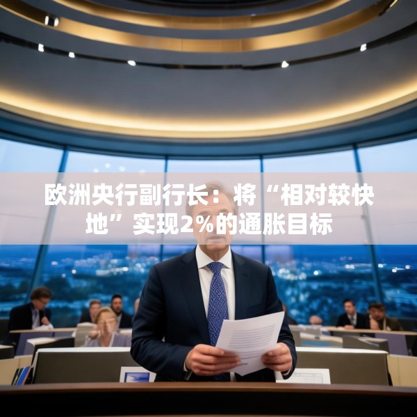 欧洲央行副行长：将“相对较快地”实现2%的通胀目标
