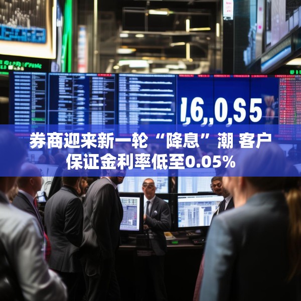 券商迎来新一轮“降息”潮 客户保证金利率低至0.05%