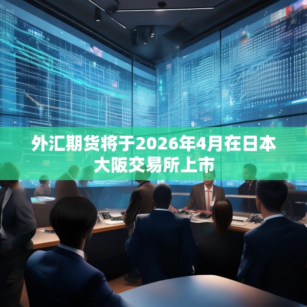 外汇期货将于2026年4月在日本大阪交易所上市