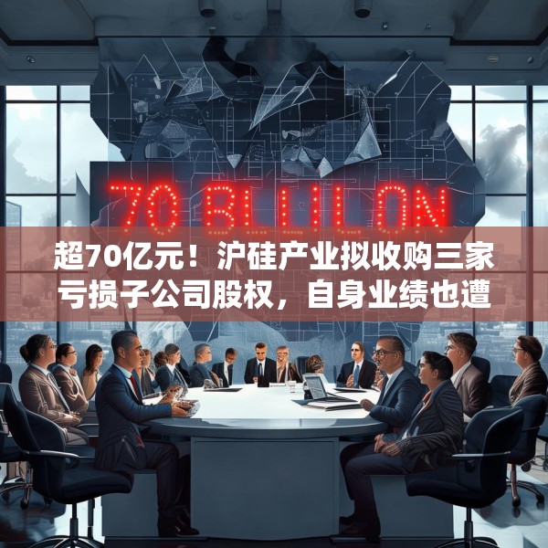 超70亿元！沪硅产业拟收购三家亏损子公司股权，自身业绩也遭“滑铁卢”