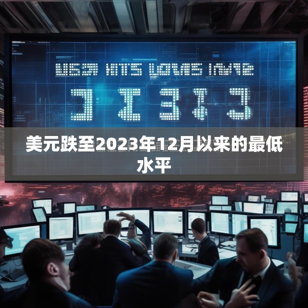 美元跌至2023年12月以来的最低水平