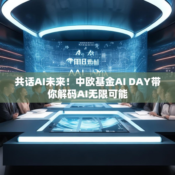 共话AI未来！中欧基金AI DAY带你解码AI无限可能