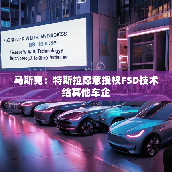 马斯克：特斯拉愿意授权FSD技术给其他车企