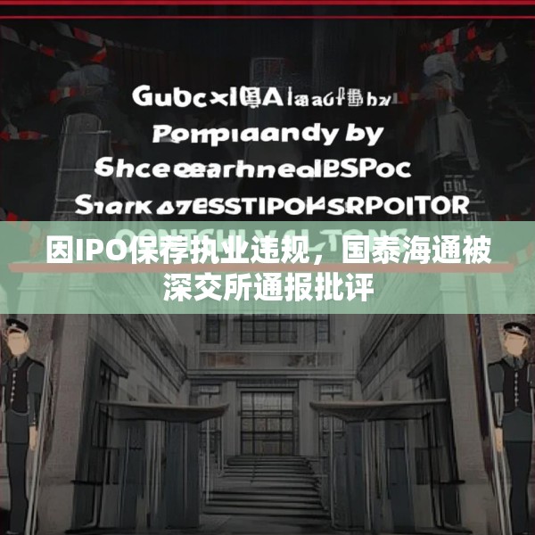因IPO保荐执业违规，国泰海通被深交所通报批评