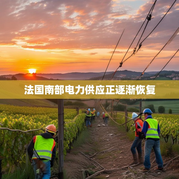 法国南部电力供应正逐渐恢复