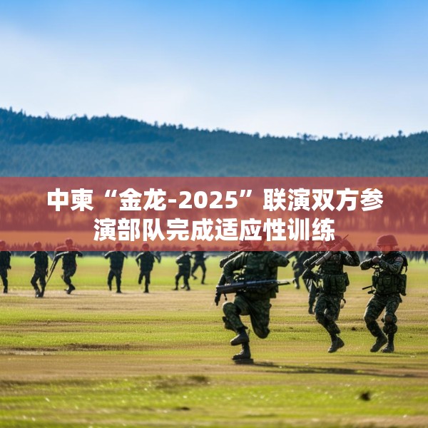 中柬“金龙-2025”联演双方参演部队完成适应性训练