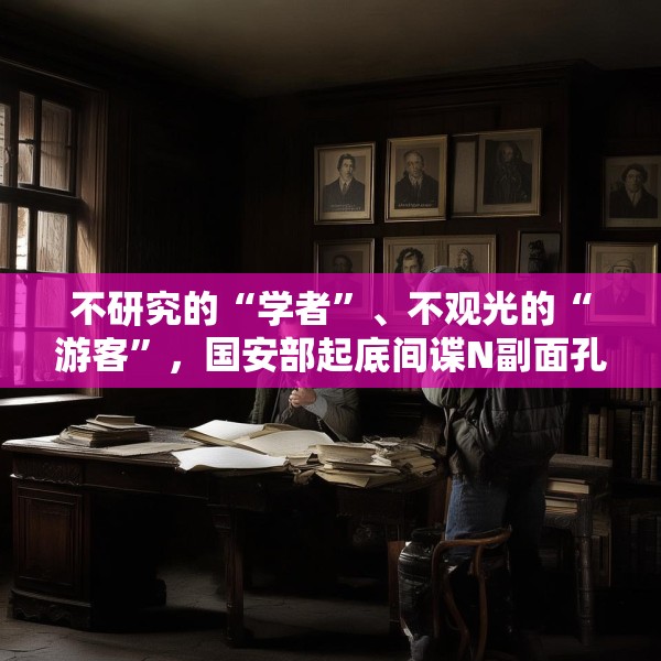 不研究的“学者”、不观光的“游客”，国安部起底间谍N副面孔