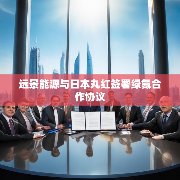 远景能源与日本丸红签署绿氨合作协议